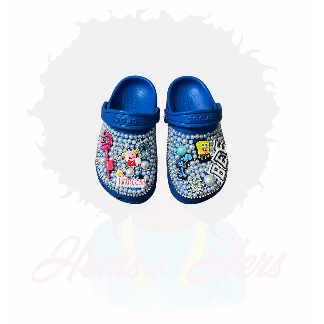 *PREORDER* TODDLER CUSTOM BLING CROCS