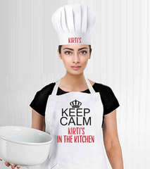 Best Apron Customised With Name for Women - Keep Calm