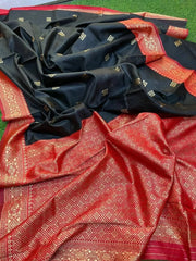 Banasri Soft Silk Indian Wedding Saree With Blouse