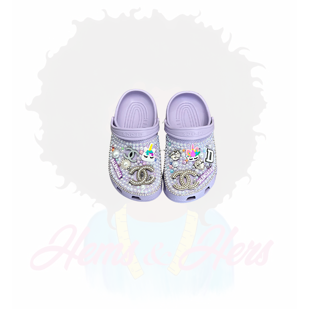 *PREORDER* KIDS CUSTOM BLING CROCS