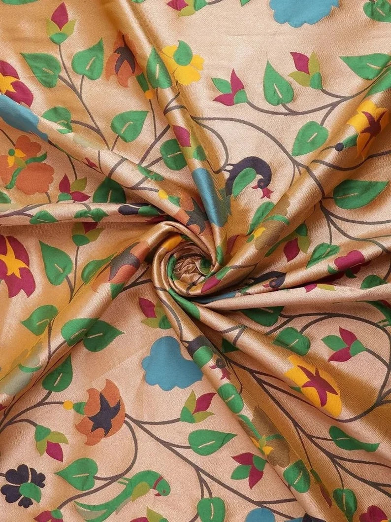 Banarasi Soft Silk Paithani Saree With Blouse