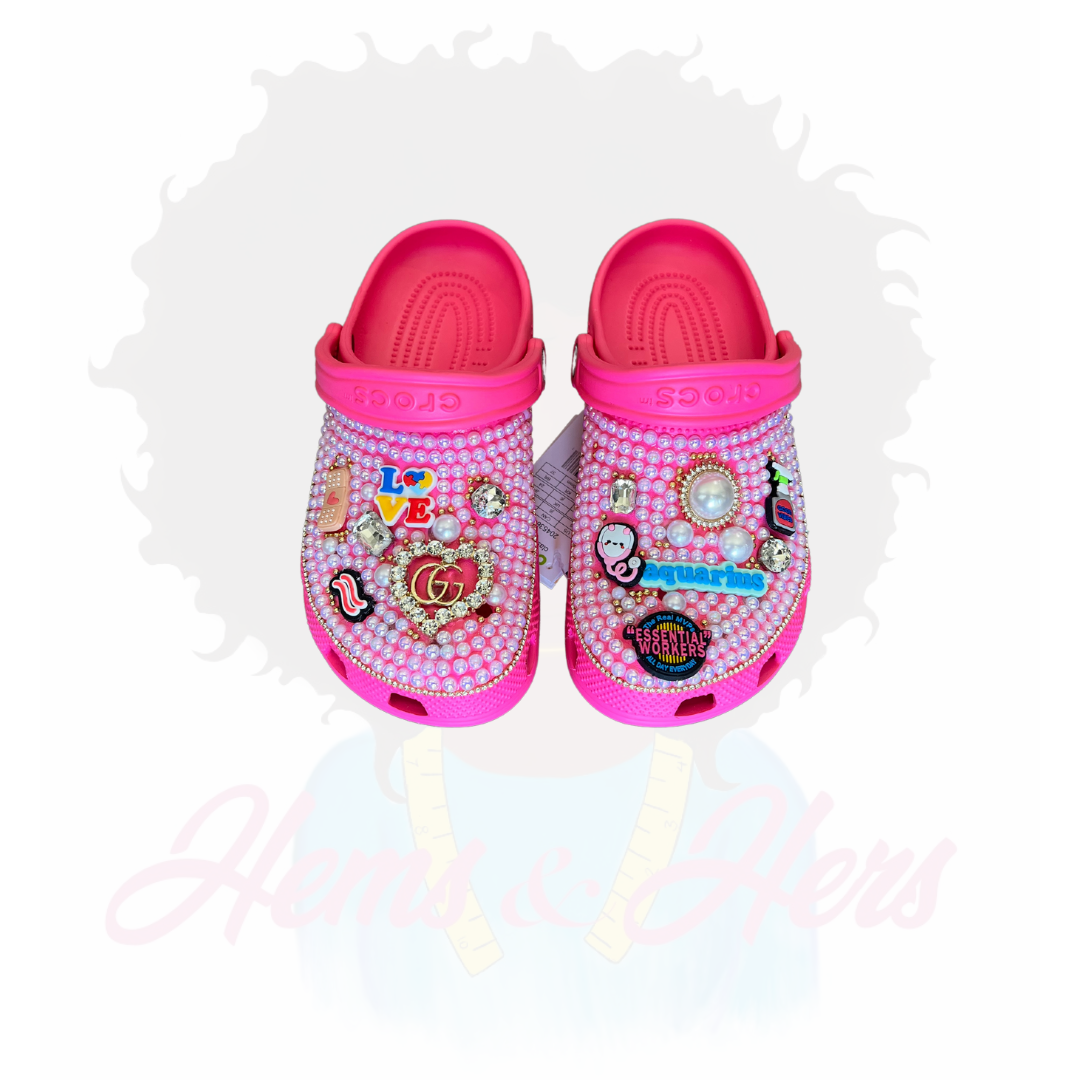 *PREORDER* KIDS CUSTOM BLING CROCS