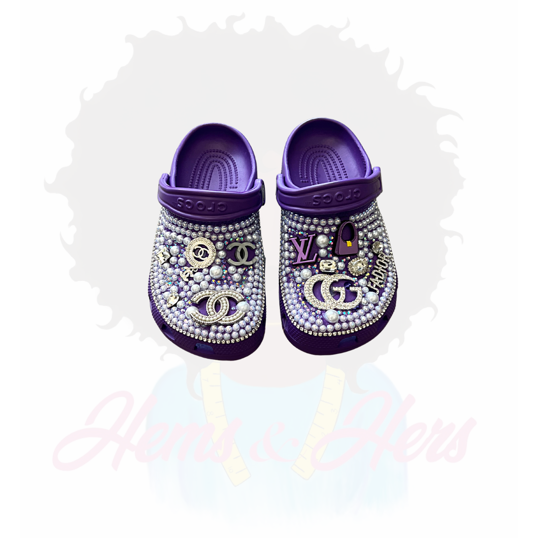 *PREORDER* KIDS CUSTOM BLING CROCS