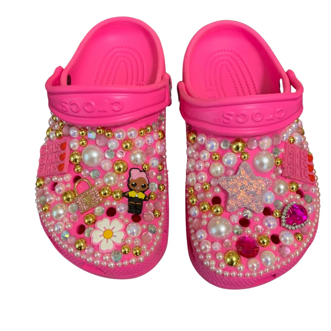 *PREORDER* TODDLER CUSTOM BLING CROCS