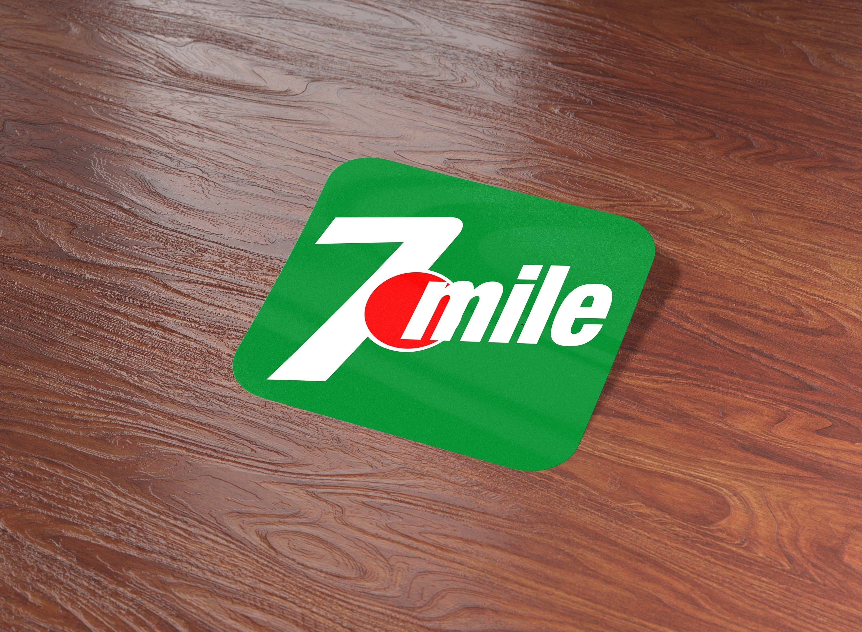 7 Up Mile Sticker